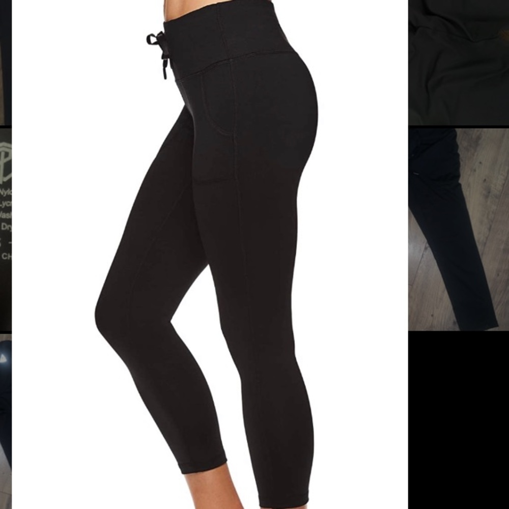 Reebok- capri - mid rise compression leggings